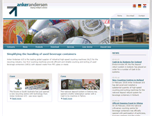 Tablet Screenshot of anker-andersen.dk